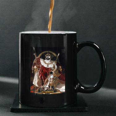 Personalized Dog Gift Idea - Royal Dog's Portrait 59 For Dog Lovers - Black Mug